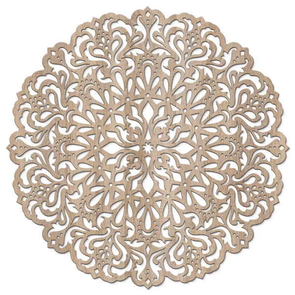 Drevená mandala na stenu - Vášeň