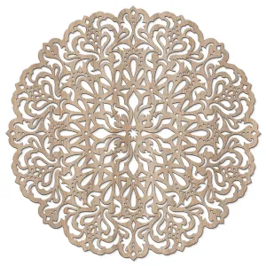 Drevená mandala na stenu - Vášeň