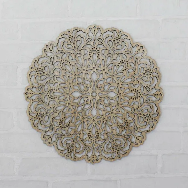 Drevená mandala na stenu - Vášeň