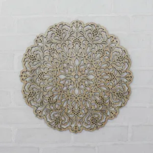 Drevená mandala na stenu - Vášeň