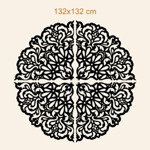 Drevená mandala na stenu - Vášeň