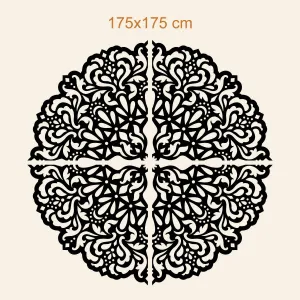 Drevená mandala na stenu - Vášeň