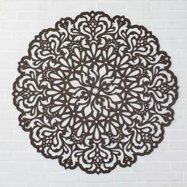 Drevená mandala na stenu - Vášeň