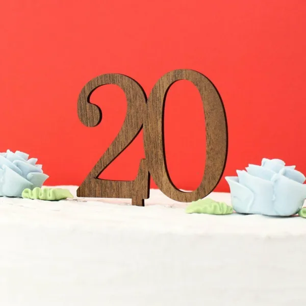 Zapichovacie číslo na tortu 20