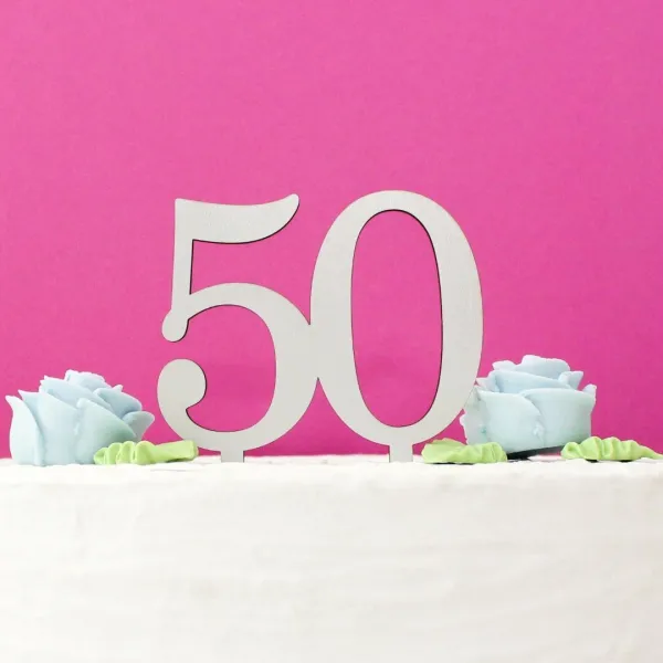 Číselný zápich do torty 50