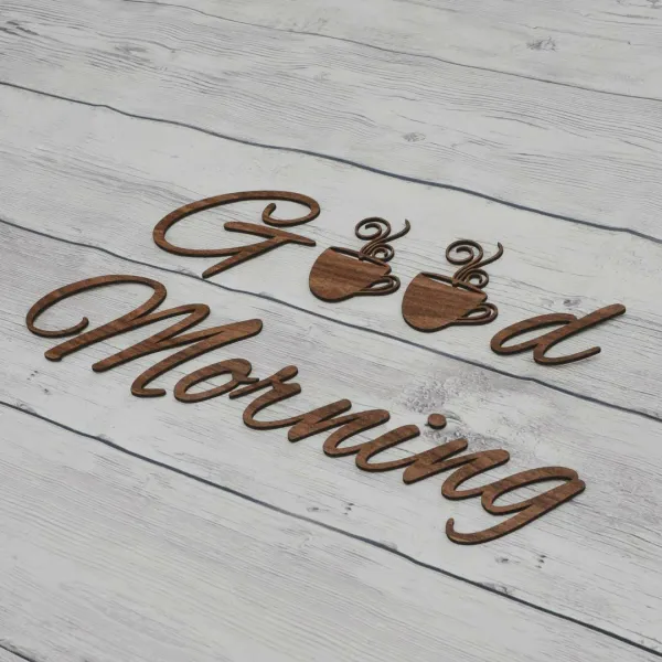 Samolepka na stenu - Good Morning