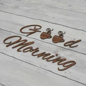 Samolepka na stenu - Good Morning