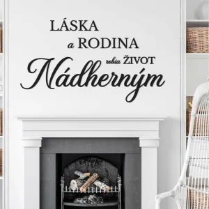 Citát na stenu - Láska, Rodina, Život