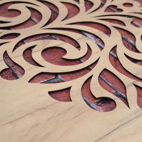Drevená mandala na stenu - Mier