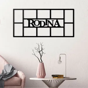 Rodinný fotorámik na stenu