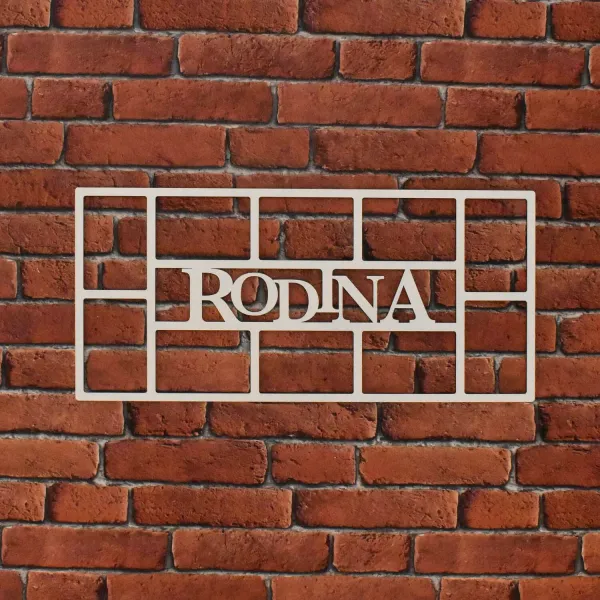 Rodinný fotorámik na stenu