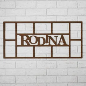 Rodinný fotorámik na stenu