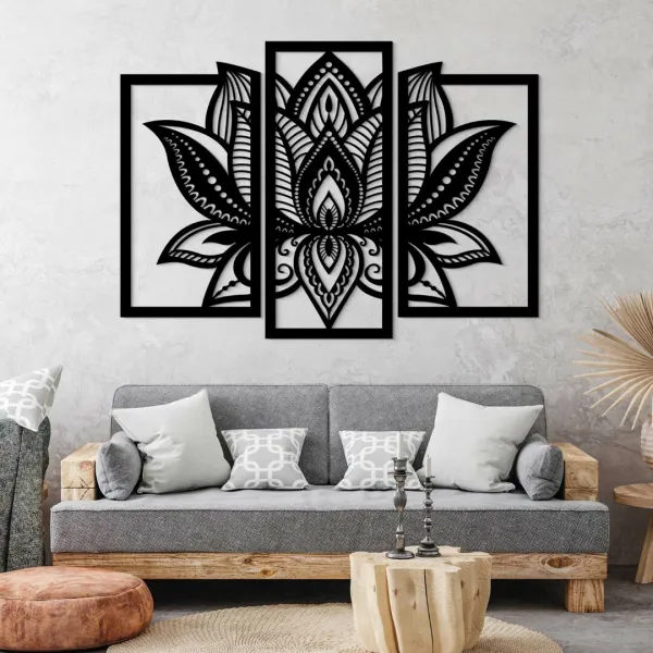 3 dielna mandala na stenu - Harmónia