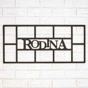 Rodinný fotorámik na stenu