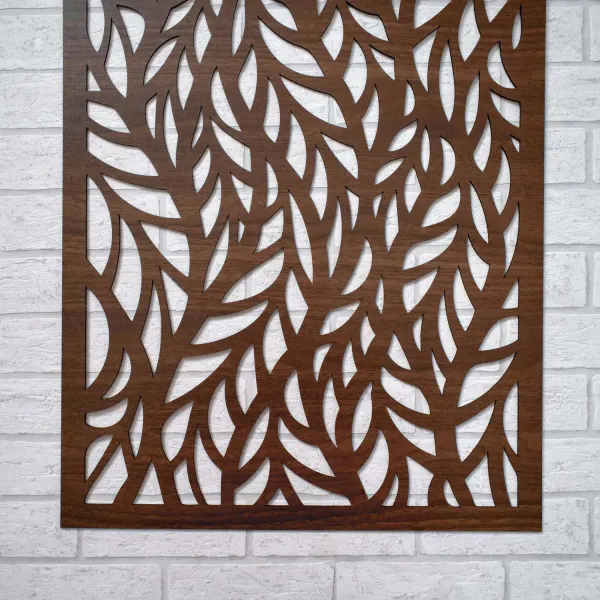 Drevený panel na stenu - Listy