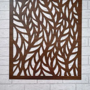 Drevený panel na stenu - Listy