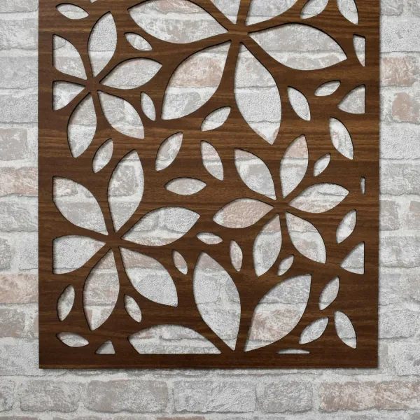 Kvetinový panel na stenu