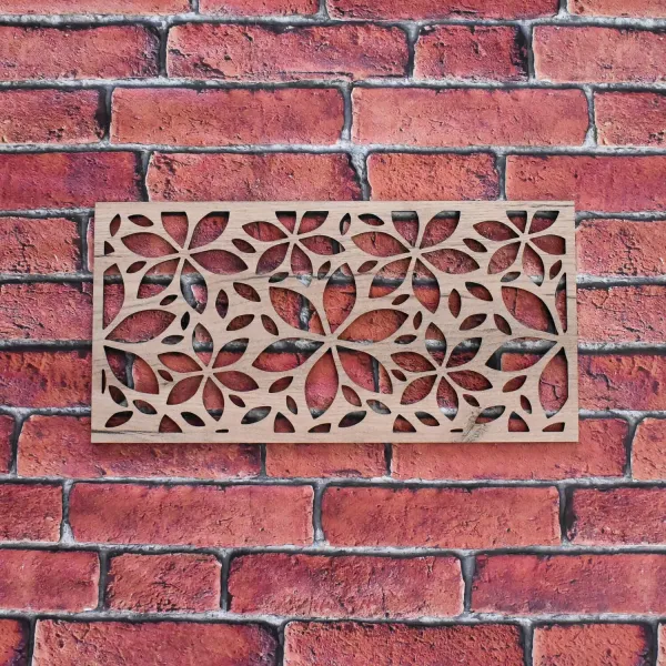 Kvetinový panel na stenu