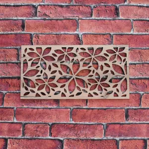 Kvetinový panel na stenu