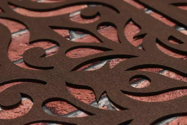 Polovičná mandala nad posteľ - Ornament