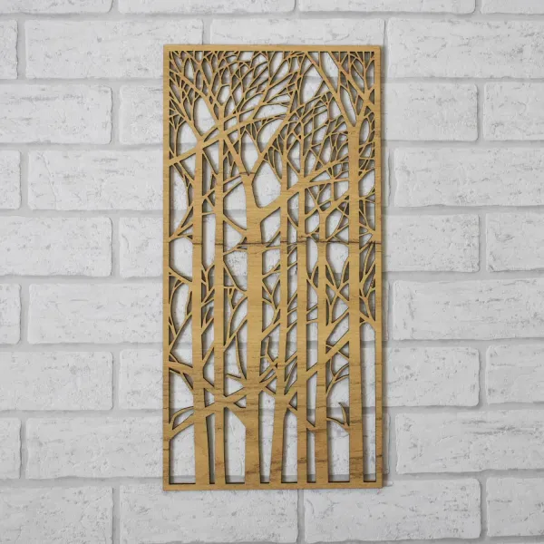 Dekoratívny panel z dreva - Les