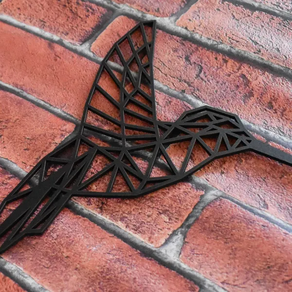 Polygonálna dekorácia - Kolibrík