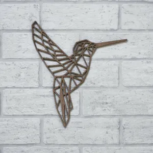 Polygonálna dekorácia - Kolibrík