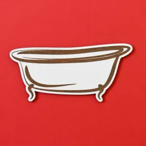 Drevené označenie dverí WC + Kúpeľňa