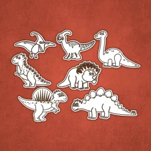 Drevená interaktívna hračka - Dinosaury