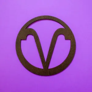 Drevená dekorácia - Znamenie zverokruhu Baran