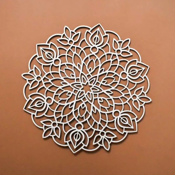 Drevená mandala na stenu - Yenefer