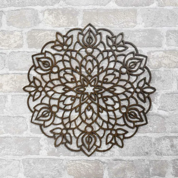 Drevená mandala na stenu - Yenefer