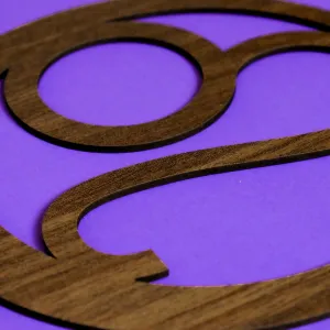 Drevený symbol - Znamenie zverokruhu Lev