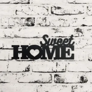 Drevená dekorácia na stenu - Sweet Home