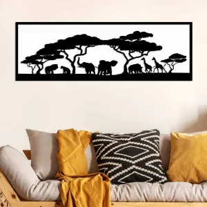 Drevený obraz na stenu - Afrika