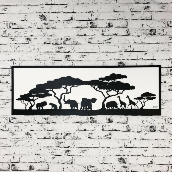 Drevený obraz na stenu - Afrika