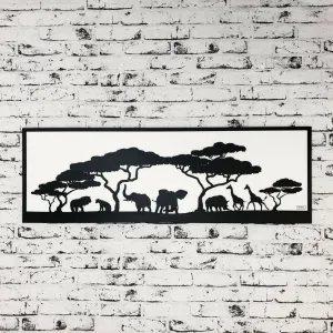 Drevený obraz na stenu - Afrika