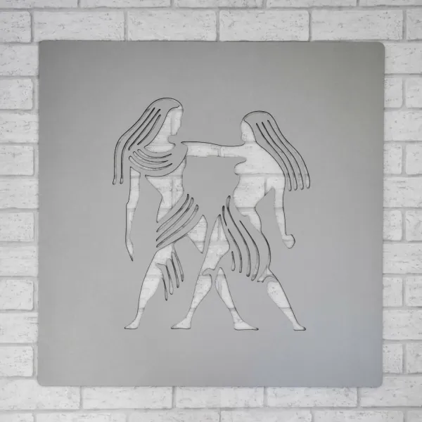 Drevená dekorácia - Znamenie Blíženci