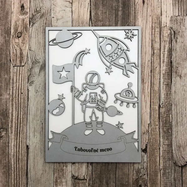 Tabuľka s menom - Astronaut