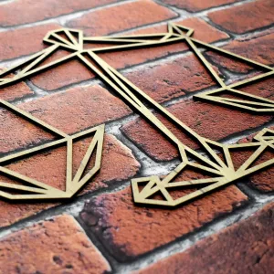 Geometrický obraz na stenu - Znamenie Váhy
