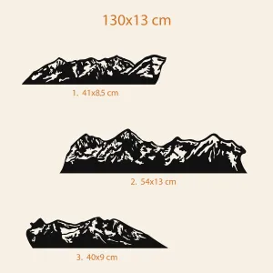 Drevený obraz na stenu - Vysoké Tatry