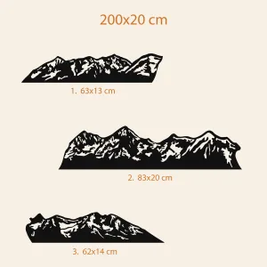 Drevený obraz na stenu - Vysoké Tatry
