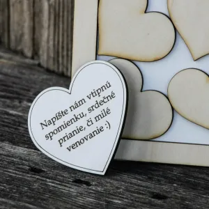 Svadobná kniha pre hostí - Spomienková tabuľa