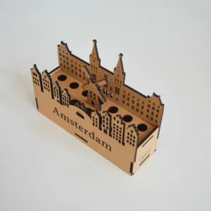 Drevený, luxusný stojan na perá - Amsterdam