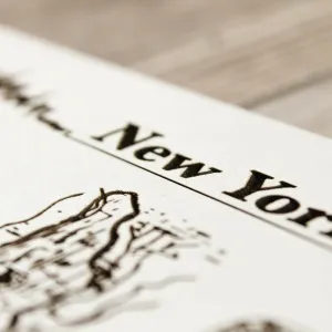 3d drevený obraz na stenu - New York