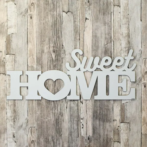 Drevená dekorácia na stenu - Sweet Home