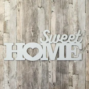 Drevená dekorácia na stenu - Sweet Home