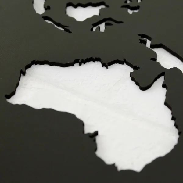 Drevená mapa sveta na stenu - obraz