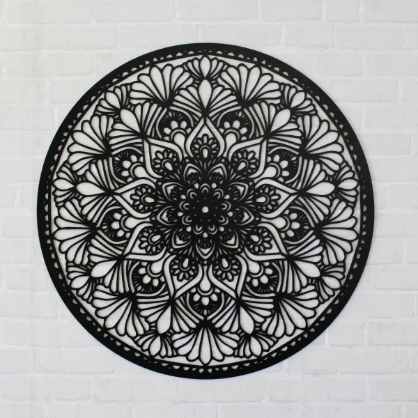 Mandala z dreva na stenu - Kruh