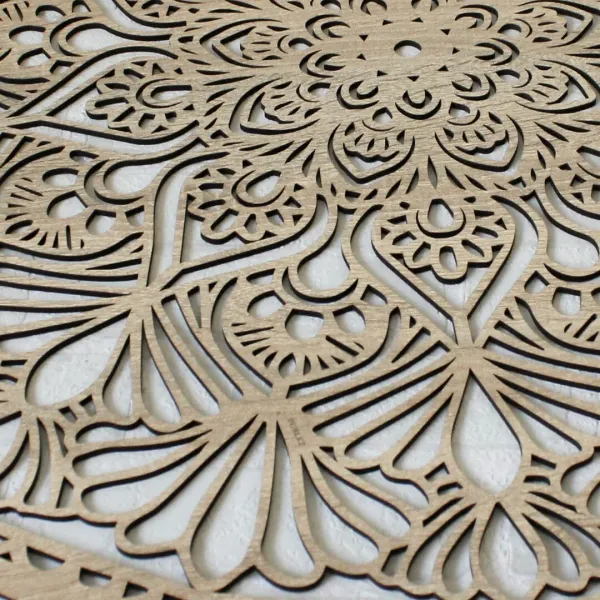 Mandala z dreva na stenu - Kruh